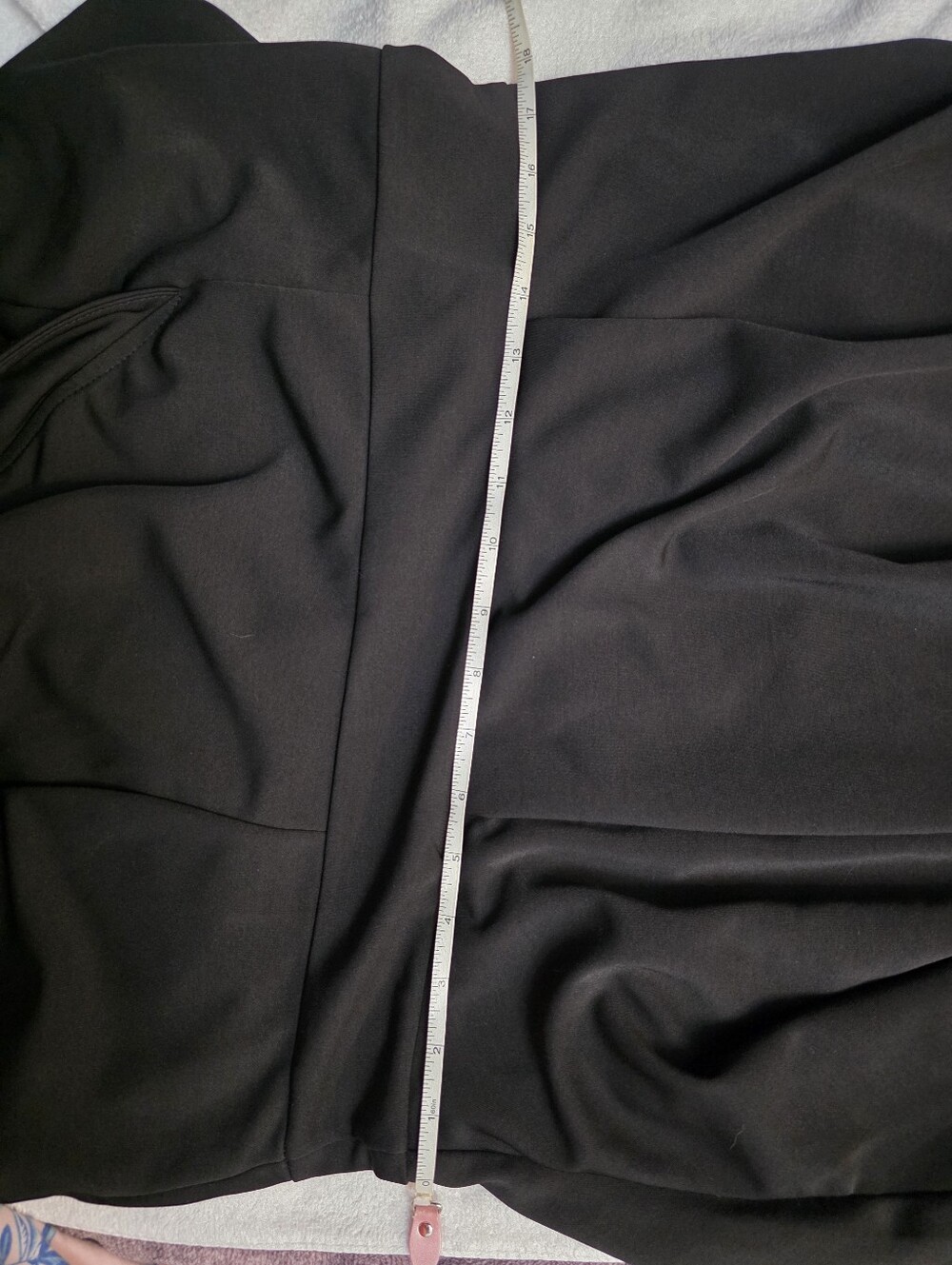 JASAMBAC NWOT Black Off Shoulder High Low Cocktail Dress Size 2XL - Picture 6 of 7